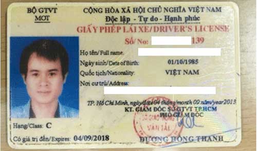 các hạng bằng lái xe ở Việt Nam